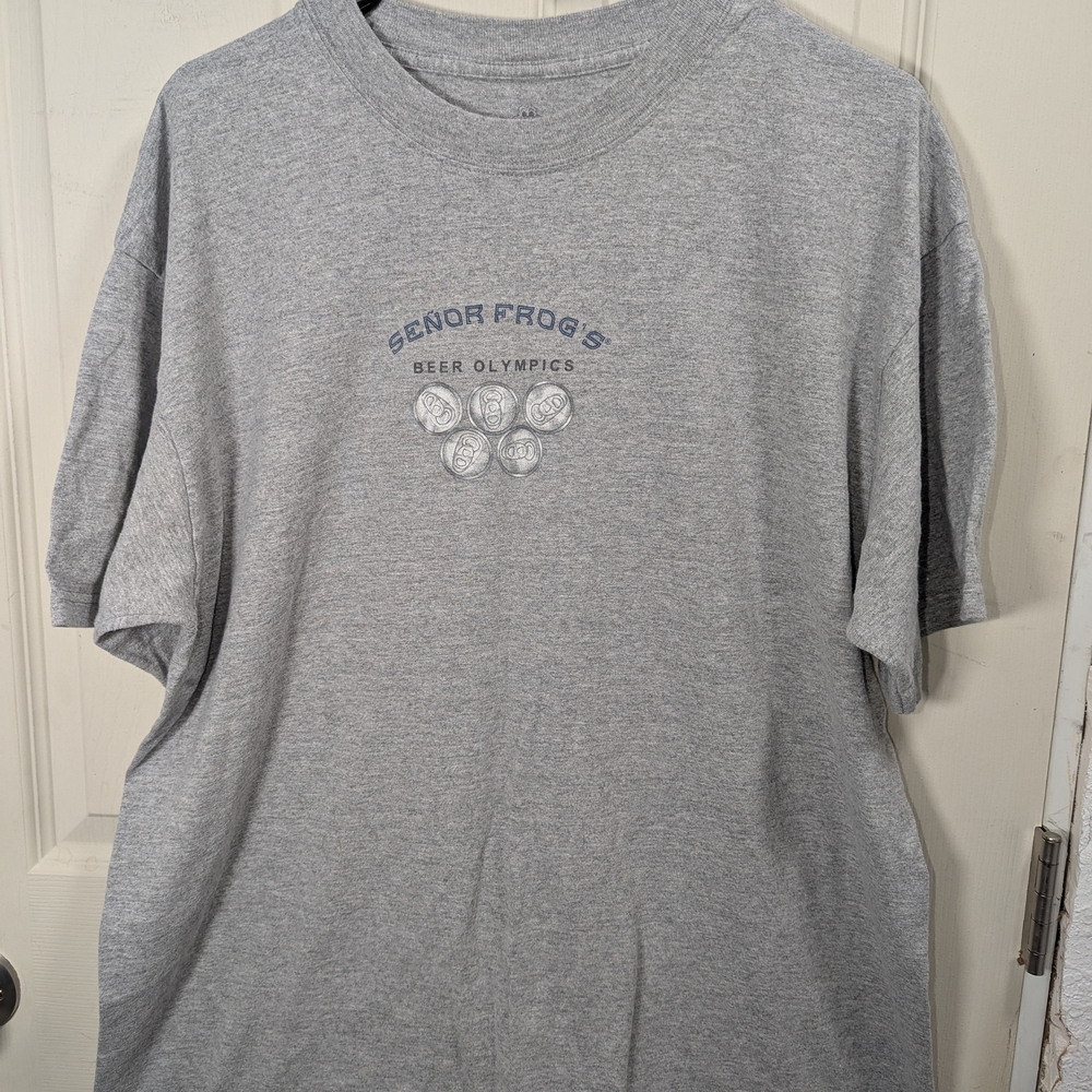 Señor Frog's Gray Short Sleeve Men's Tee